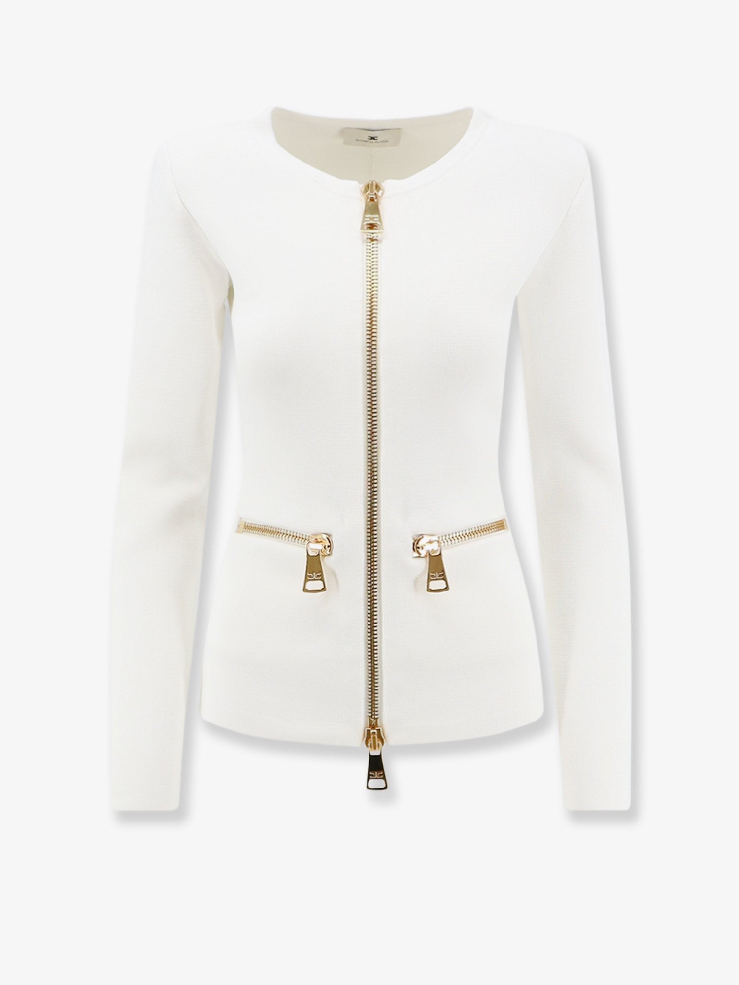 Elisabetta Franchi Women's Knitted Blazer White