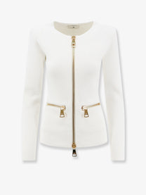 Elisabetta Franchi Women's Knitted Blazer White