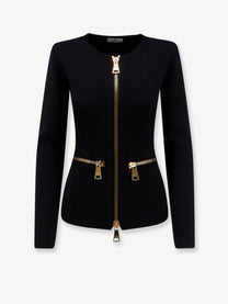 Elisabetta Franchi Women's Knitted Blazer Black