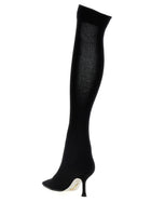 Rene Caovilla Knitted Boots Black, view 3