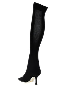Rene Caovilla Knitted Boots Black