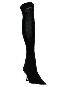 Rene Caovilla Knitted Boots Black