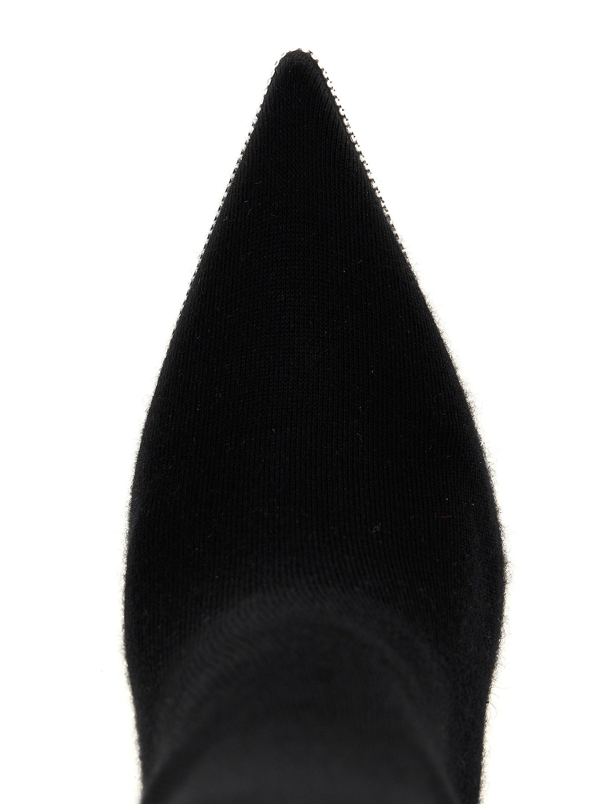 Rene Caovilla Knitted Boots Black, view 4
