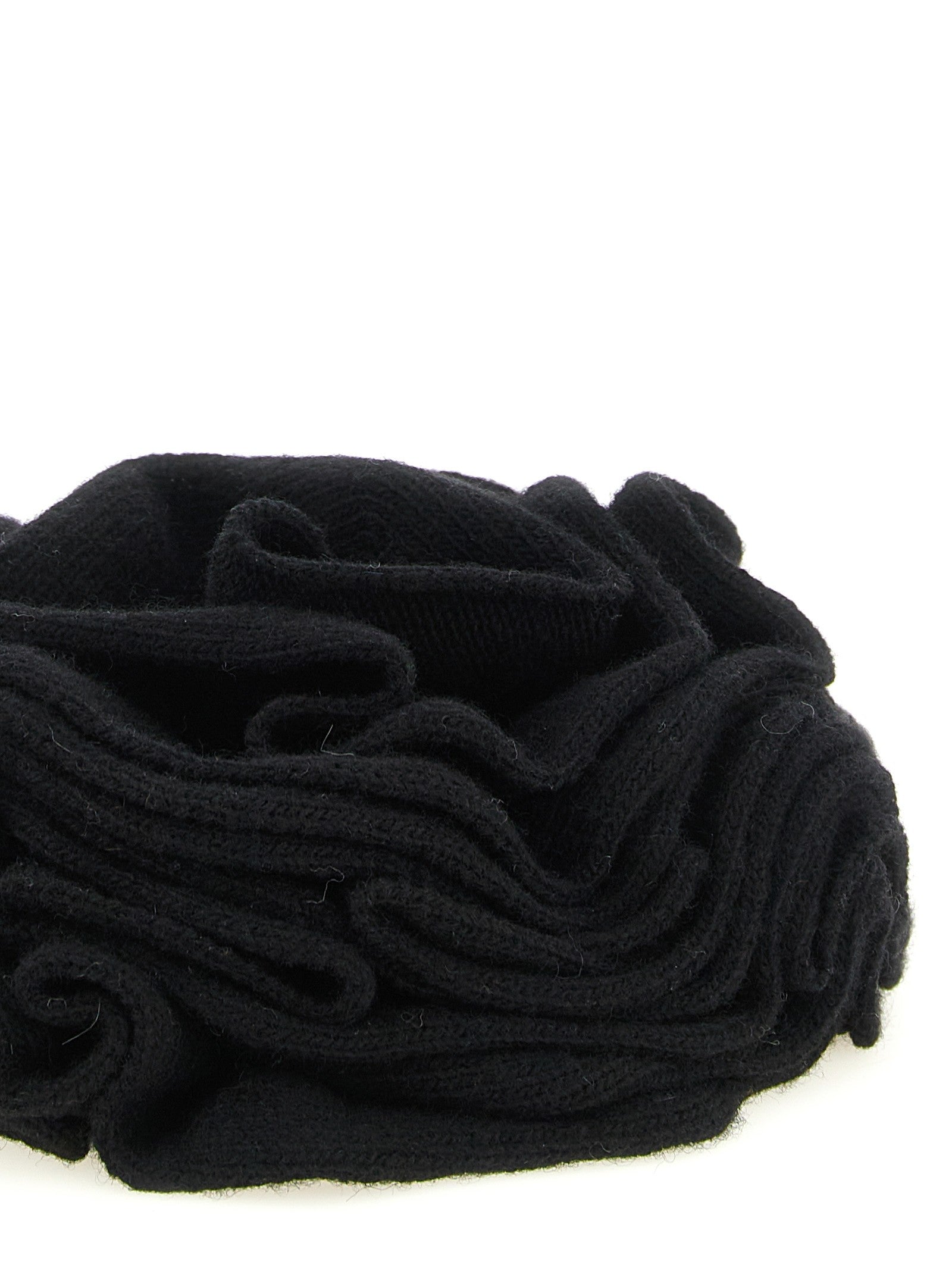 Nude Lucy Knitted Brooch Black