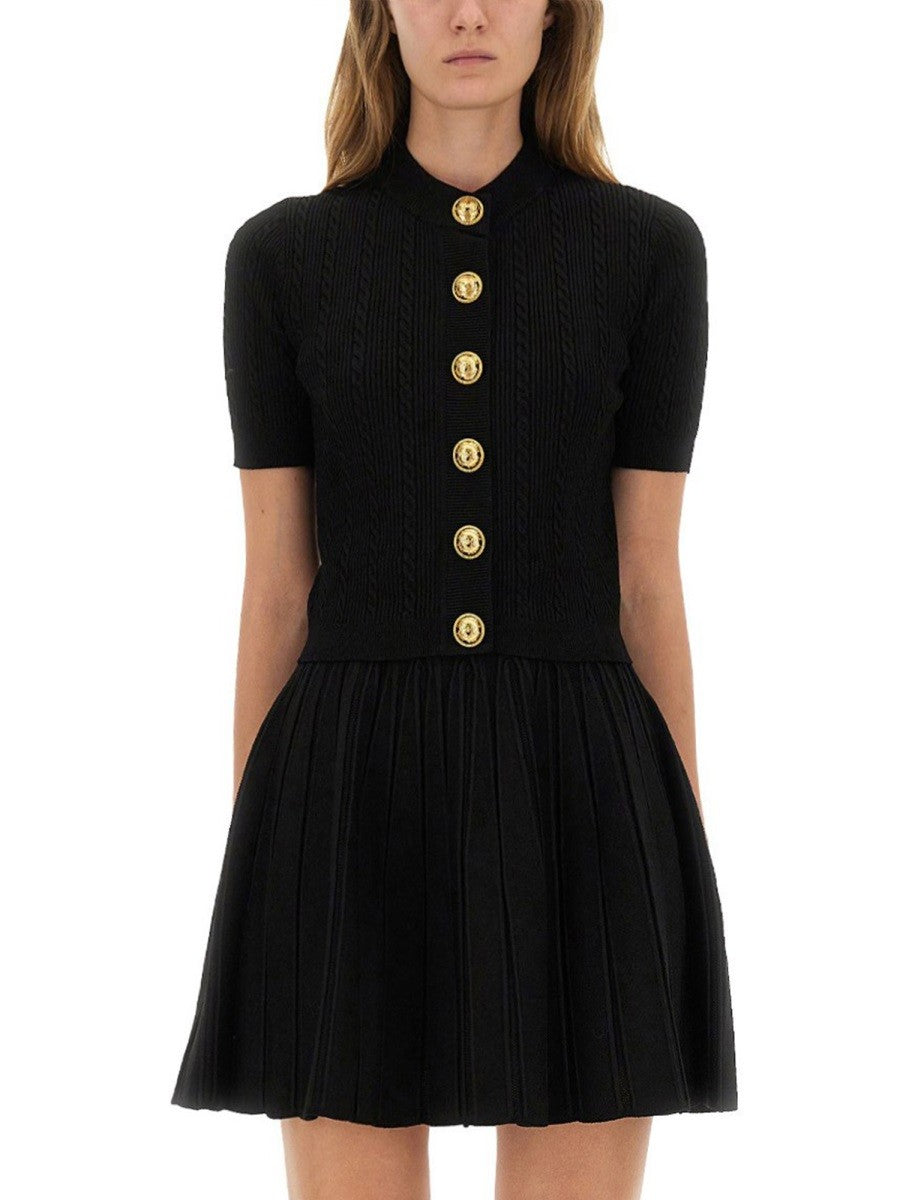 Balmain Women's Knitted Cardigan Black