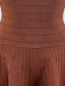 Retrofete Women's Knitted Dress Bronze