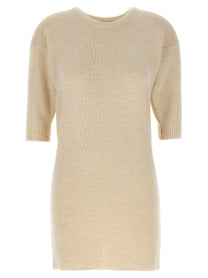 Lemaire Knitted Dress White