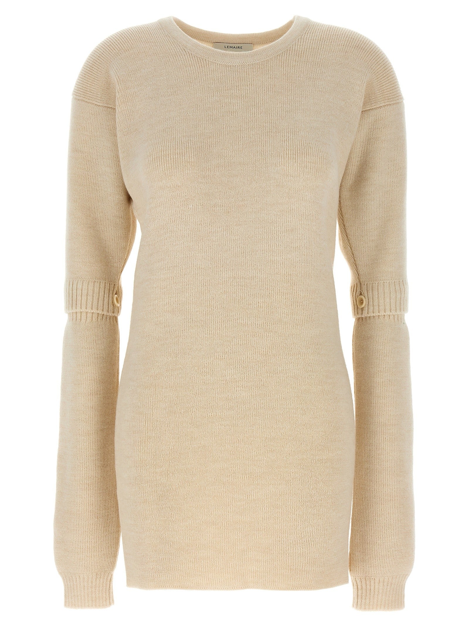 Lemaire Knitted Dress White