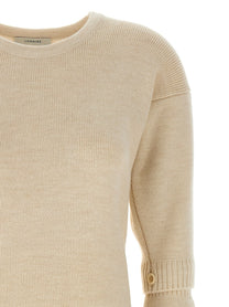 Lemaire Knitted Dress White