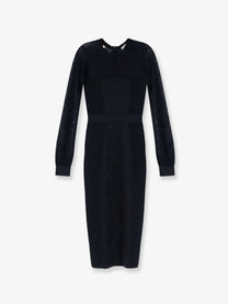 Elisabetta Franchi Women's Knitted Dress Black