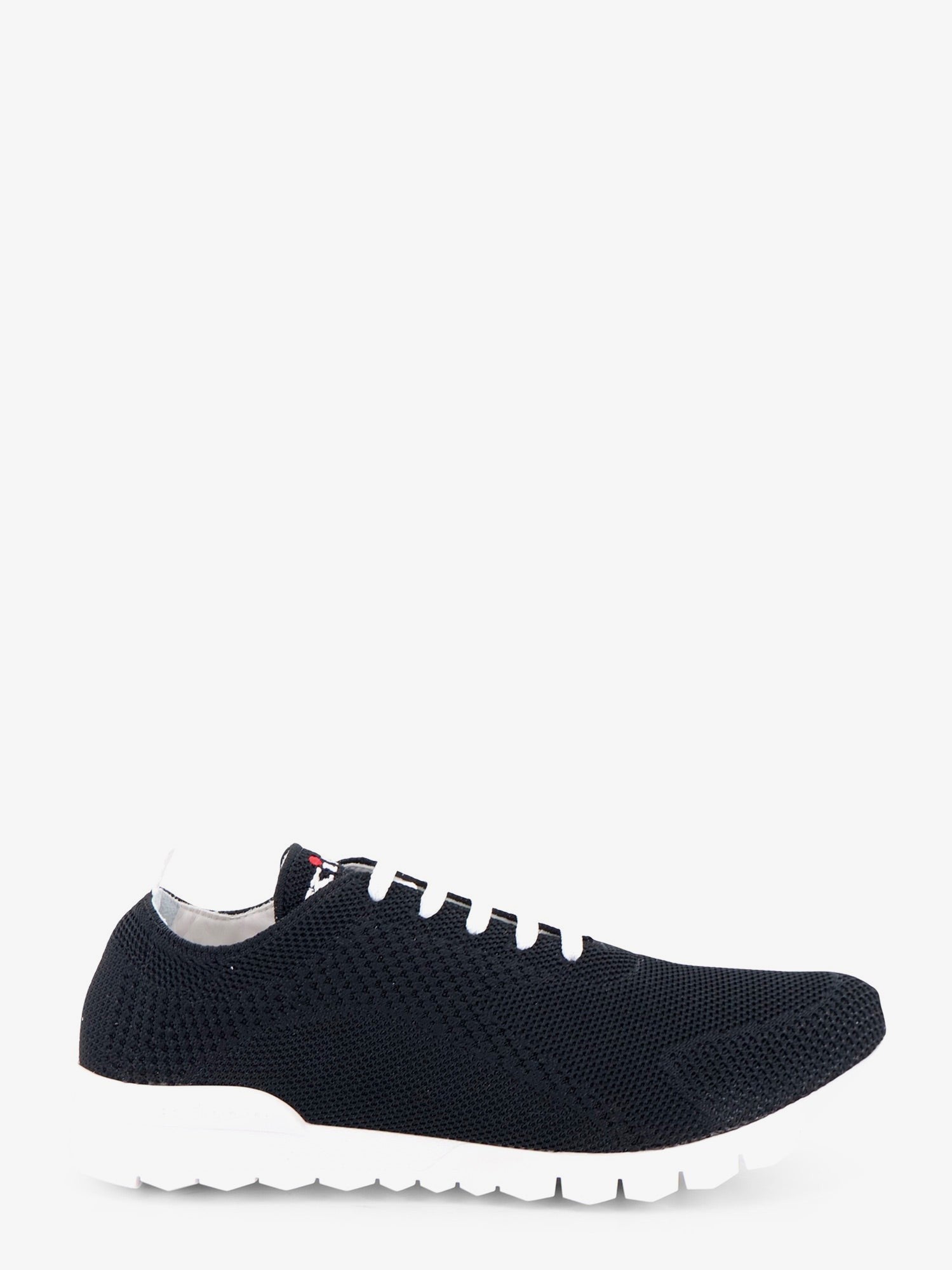Kiton Men's Knitted Fabric Sneakers Black