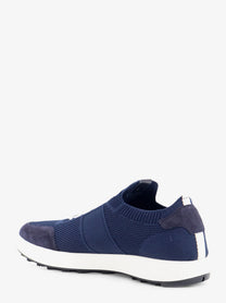 Kiton Men's Knitted Fabric Sneakers Blue