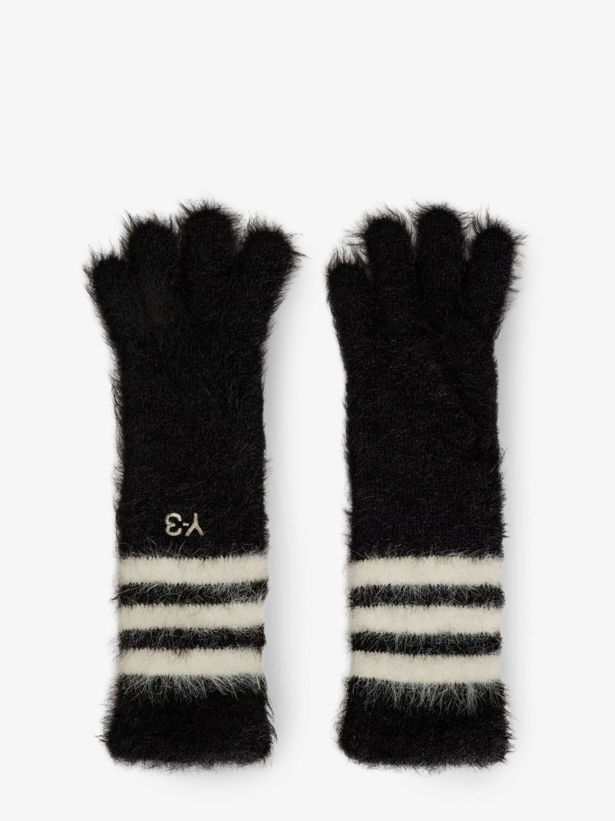 Y-3 Men's Knitted Gloves Black