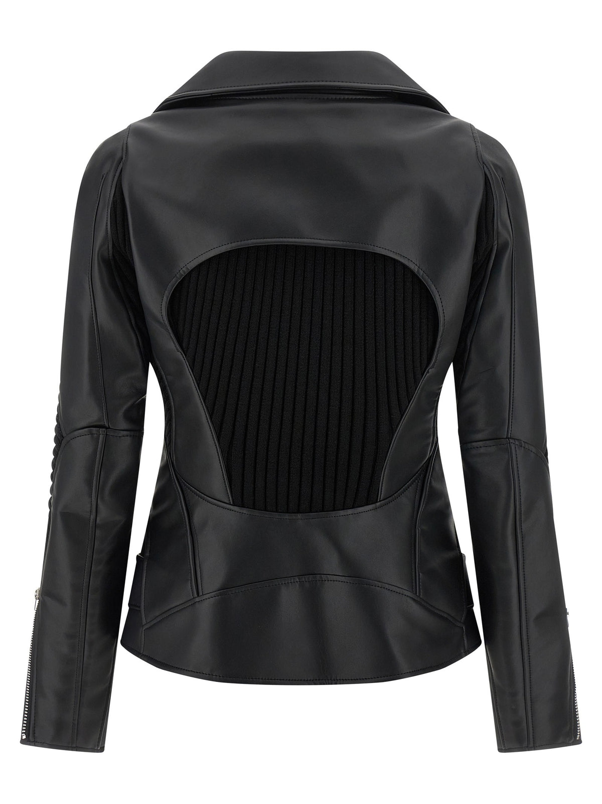 Junya Watanabe Knitted Insert Jacket Black, view 2