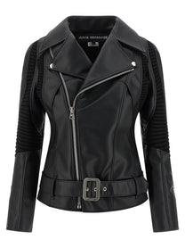 Junya Watanabe Knitted Insert Jacket Black