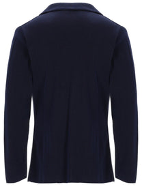 Lardini Men's Knitted Jacket Blue