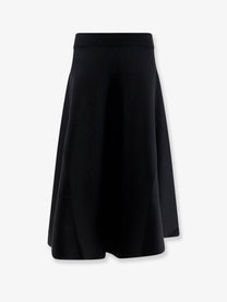 Nude Lucy Women's Knitted Long Skirt Black
