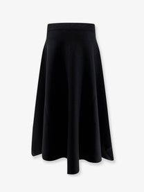 Nude Lucy Women's Knitted Long Skirt Black