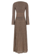 Missoni Knitted Metallic Dress Gold, view 2