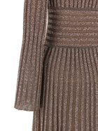 Missoni Knitted Metallic Dress Gold, view 4