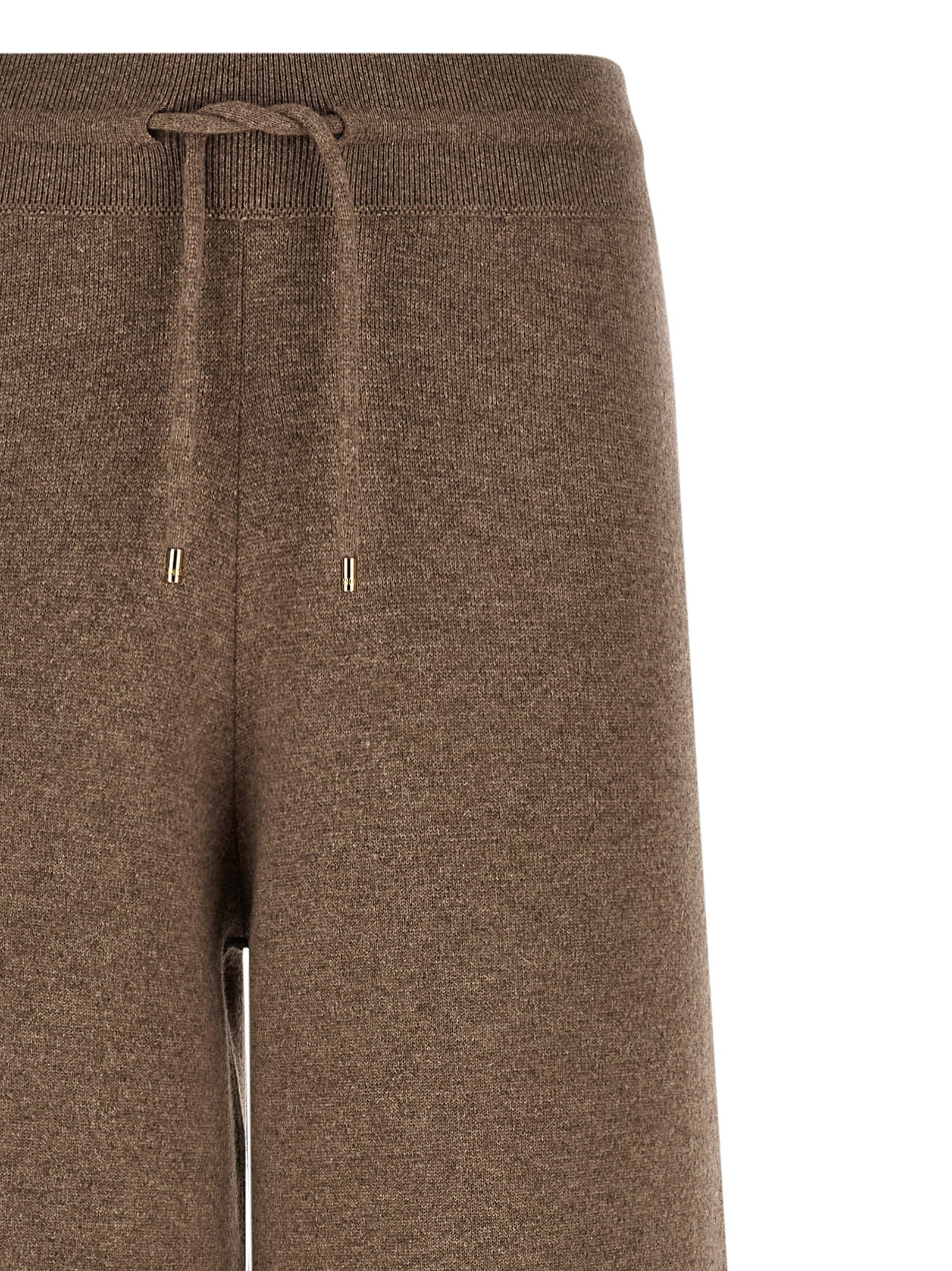 Agnona Knitted Pants Brown