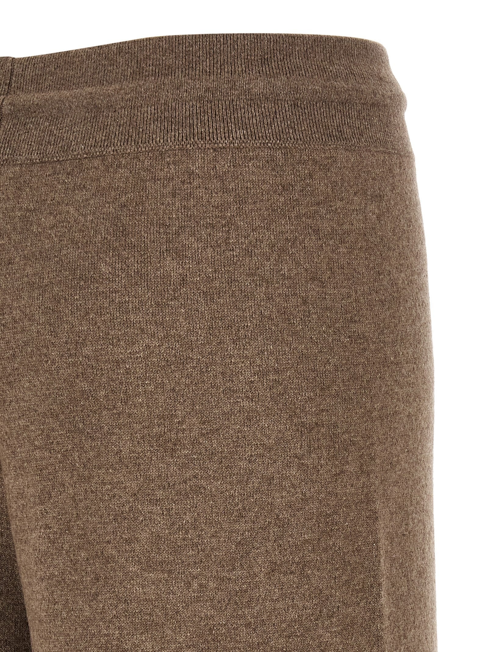 Agnona Knitted Pants Brown