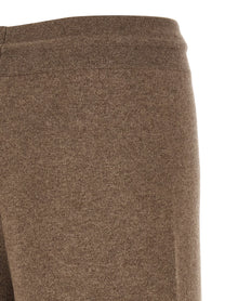 Agnona Knitted Pants Brown