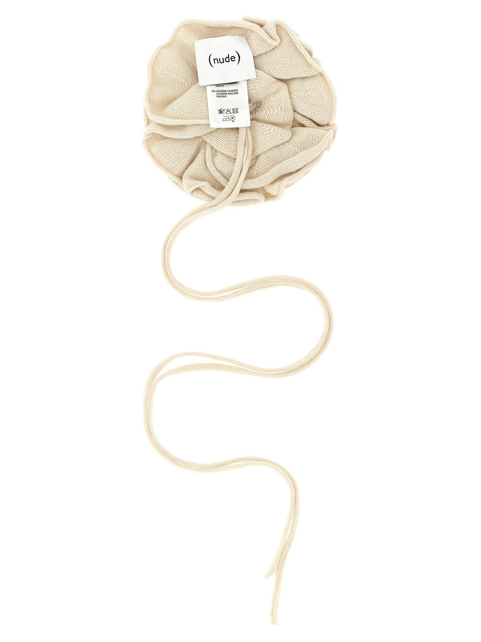 Nude Lucy Knitted Pin White