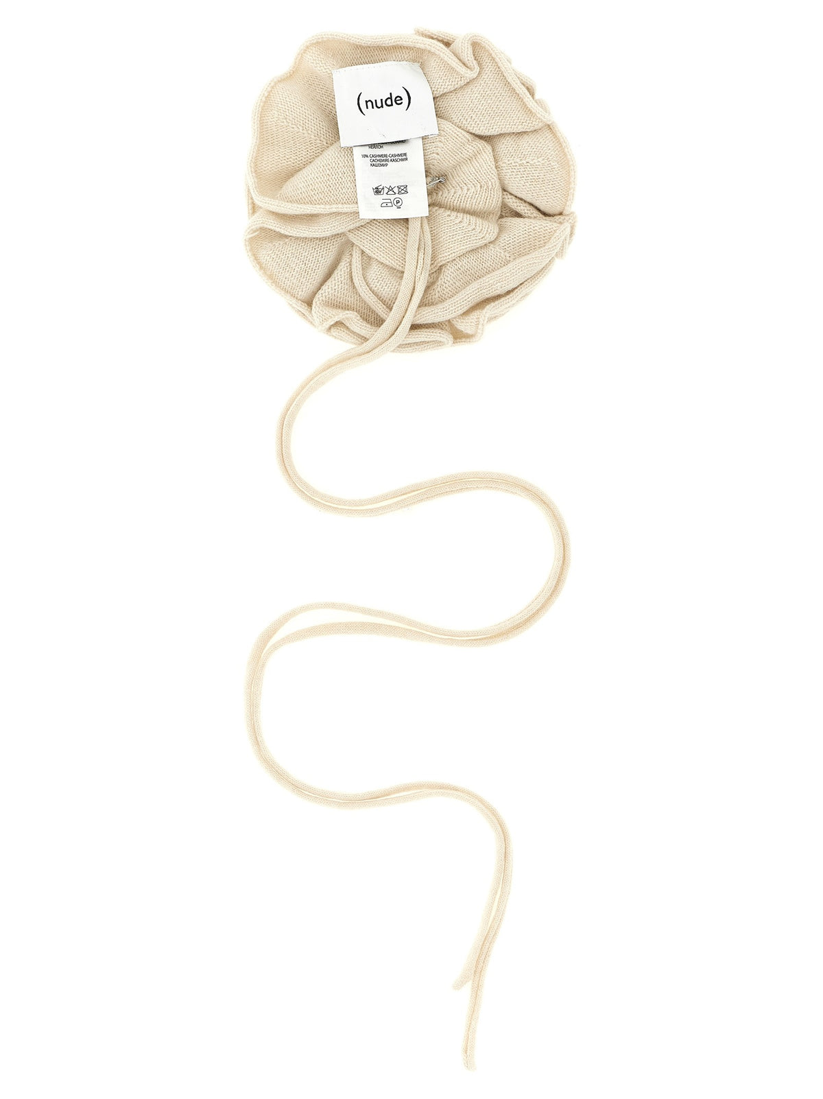 Nude Lucy Knitted Pin White, view 2