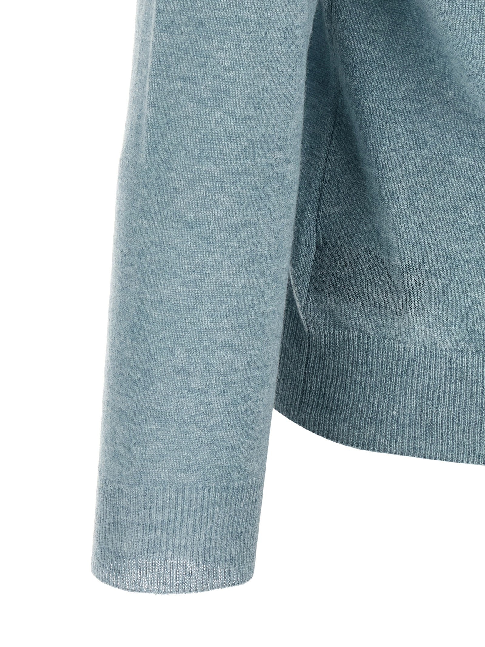 Zanone Knitted Polo Shirt Blue