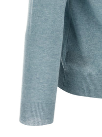 Zanone Knitted Polo Shirt Blue