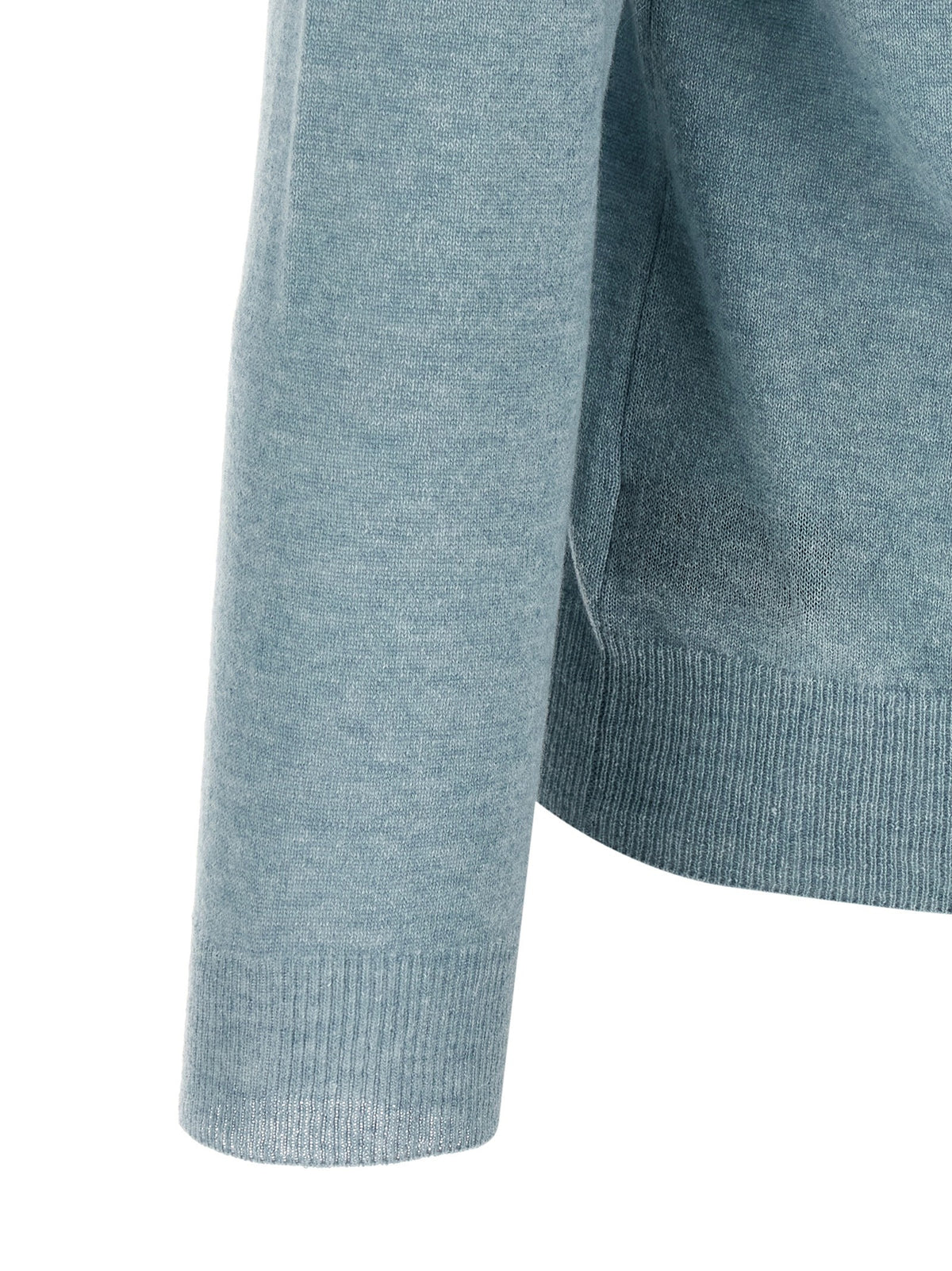 Zanone Knitted Polo Shirt Blue, view 4