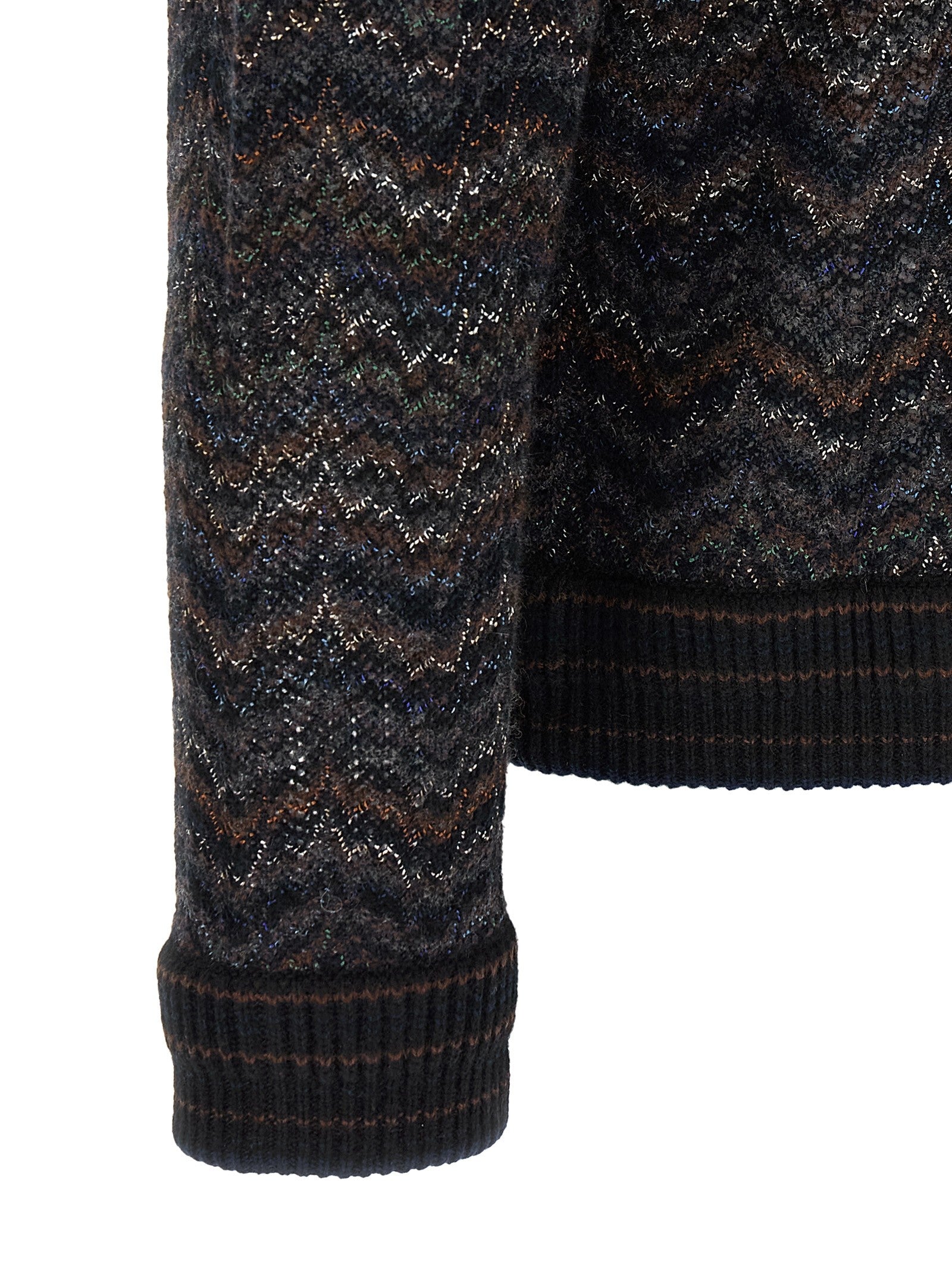 Missoni Knitted Polo Shirt Gold