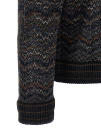 Missoni Knitted Polo Shirt Gold