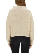ISABEL MARANT Women's Knitted Roman Beige, view 3