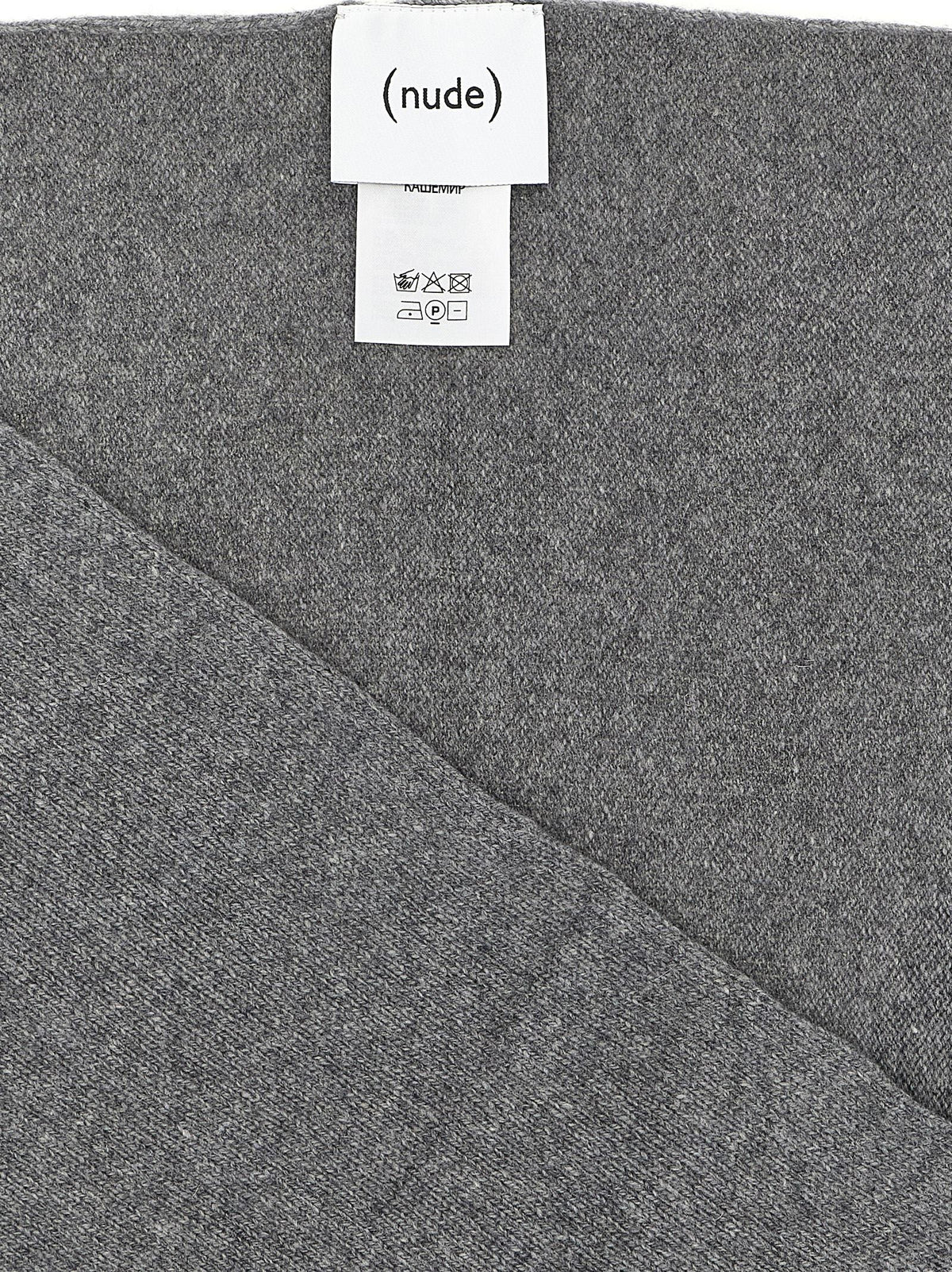 Nude Lucy Knitted Scarf Grey, view 3