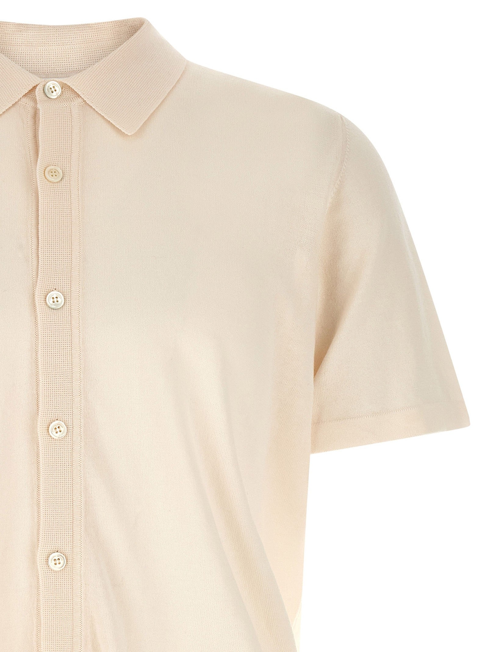 Roberto Collina Knitted Shirt White