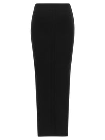 Rick Owens Knitted Skirt Black