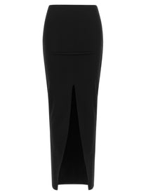 Rick Owens Knitted Skirt Black