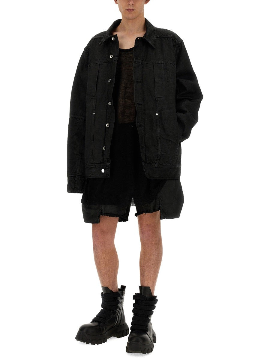 Rick Owens Men's Knitted Tank Top Black, view 2