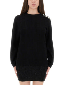 Balmain Women's Knitted Tops Black