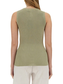 Fabiana Filippi Women's Knitted Tops Green Fabiana Filippi