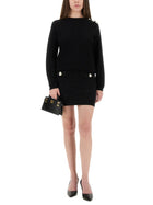 Balmain Women's Knitted Tops Black, view 2