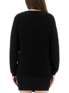 Balmain Women's Knitted Tops Black, view 3