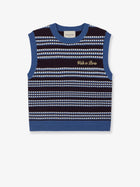Walk In Paris Men's Knitted Vest Blue