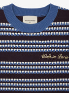 Walk In Paris Men's Knitted Vest Blue, view 3