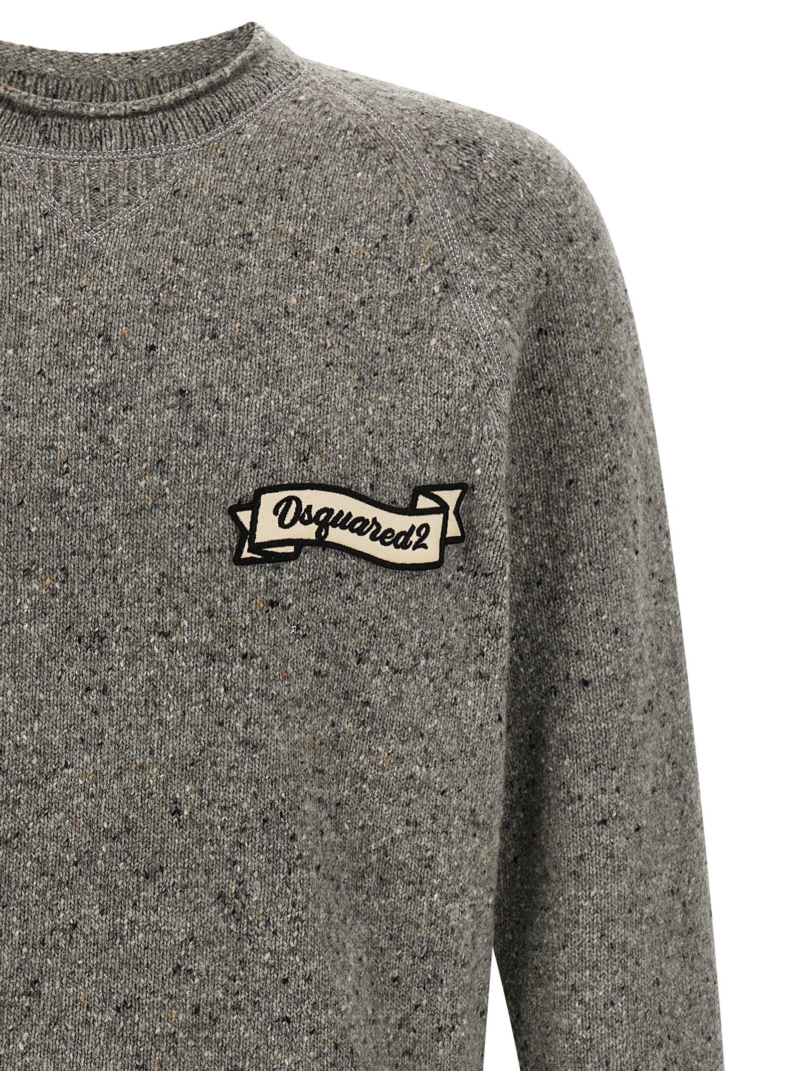 Dsquared2 Knop Yarn Sweater Grey