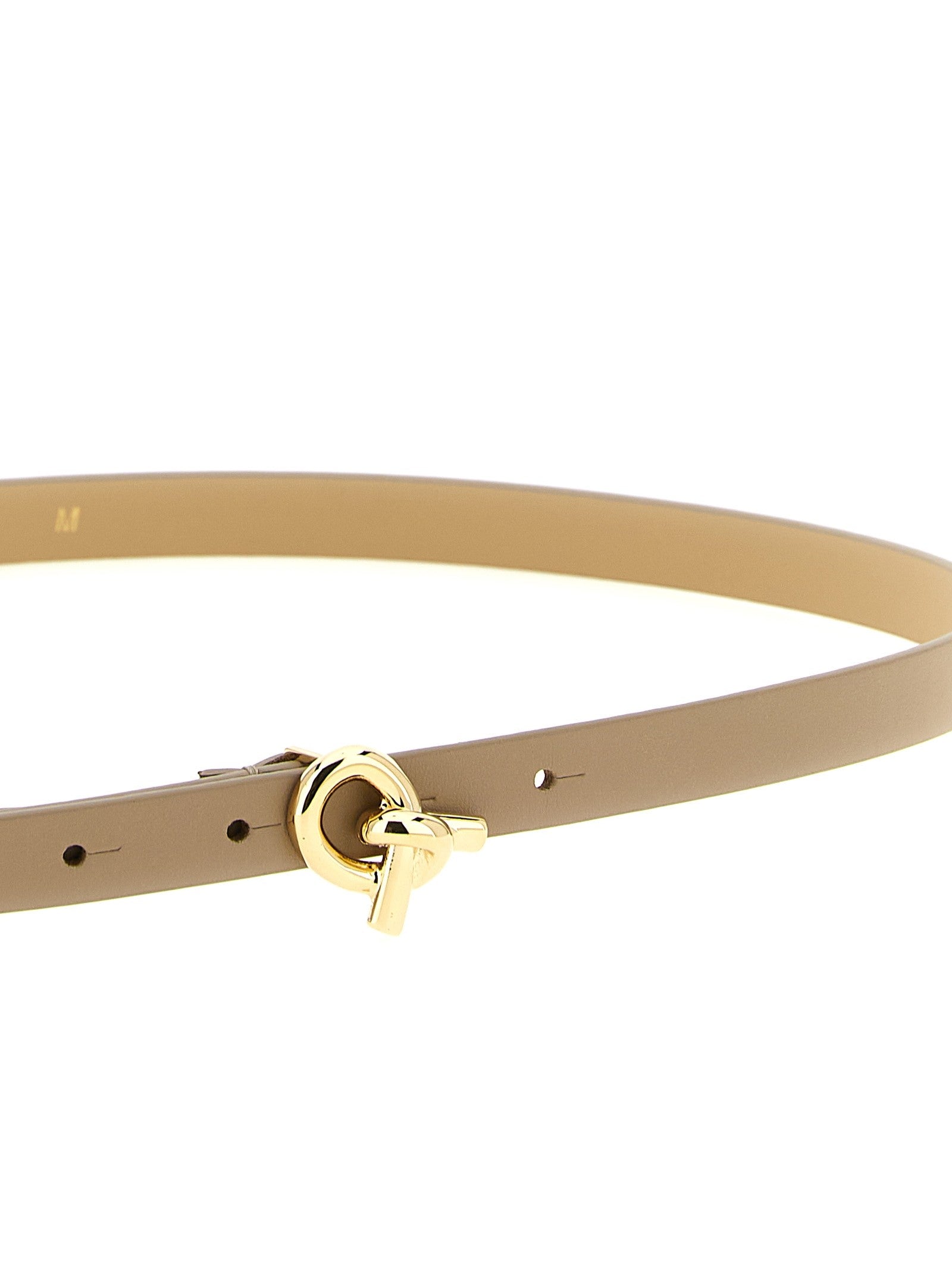 Fabiana Filippi Knot Buckle Belt Beige