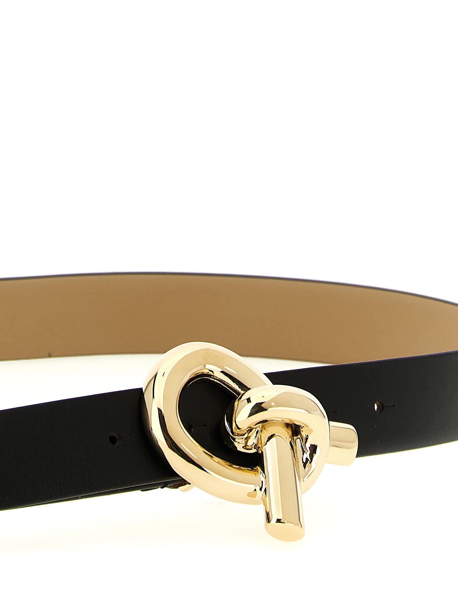 Fabiana Filippi Knot Buckle Belt Black