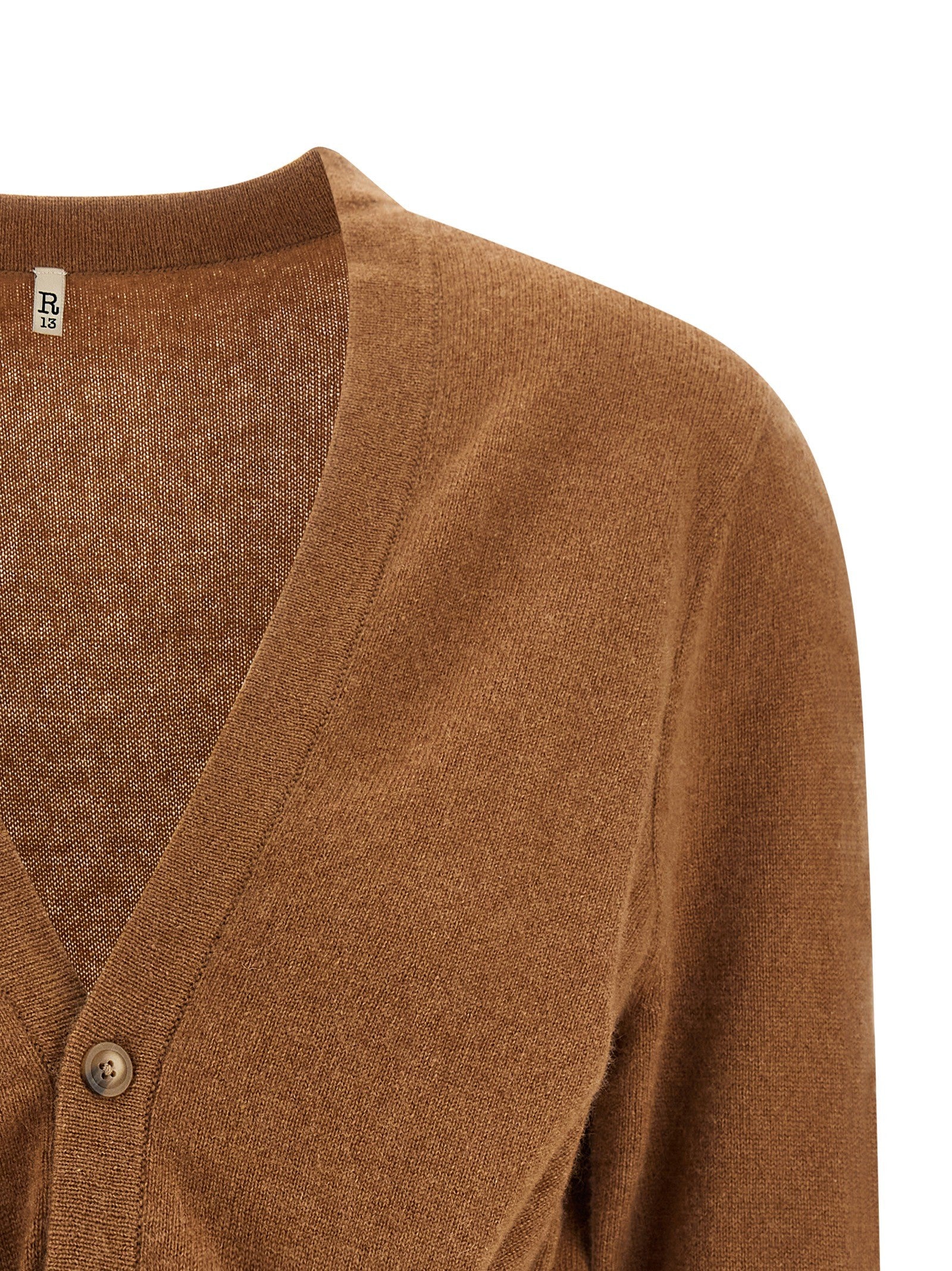 R13 Knot Cardigan Brown